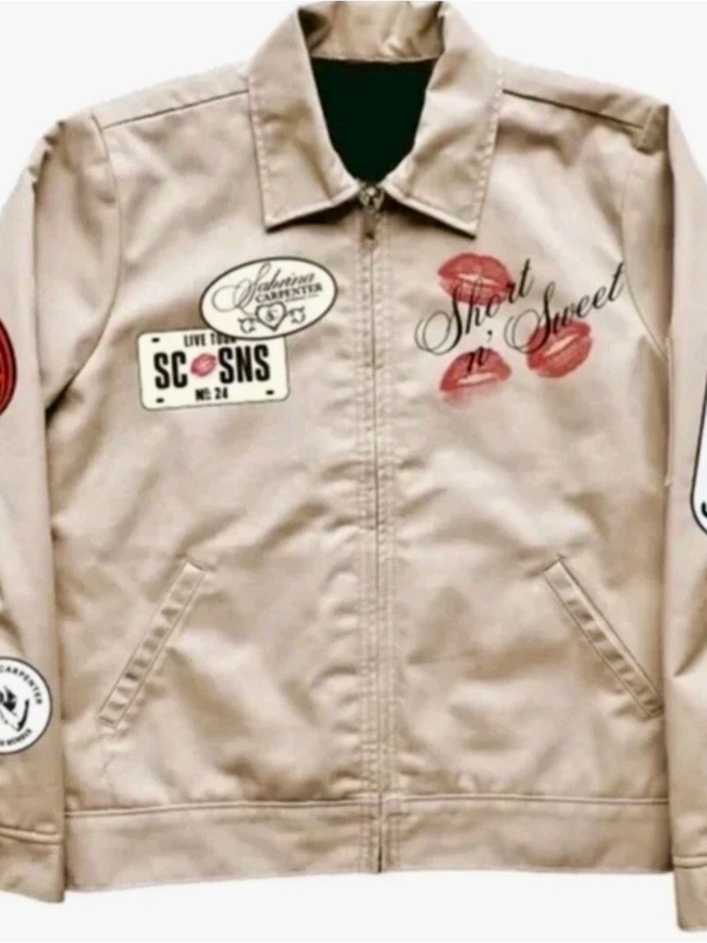Sabrina Carpenter Short N' Sweet VIP Tour Jacket Size Small & Lanyard included
